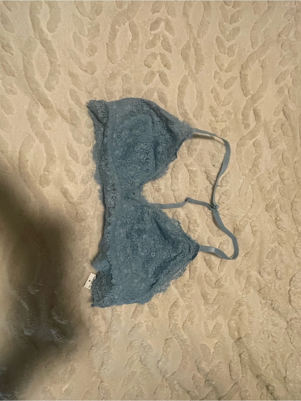 Lace Bralette in Dusty Blue